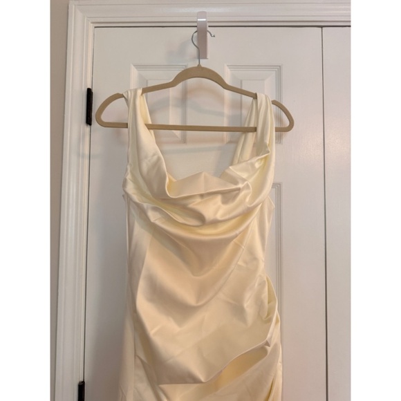 House of CB DELPHINE Wedding Dress Ivory Draped Corset Bridal Gown - Medium - Picture 12 of 16